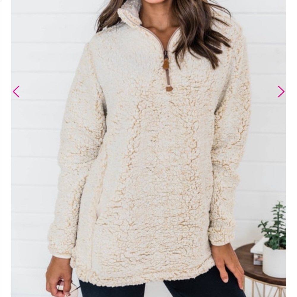 Sherpa Quarter Zip Pullover